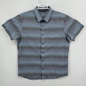 Travis Mathew Here Comes The Rain Button Up Shirt Men's Size Large Casual